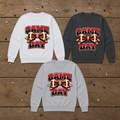 Houn Dawgs Football Bow Sweatshirt