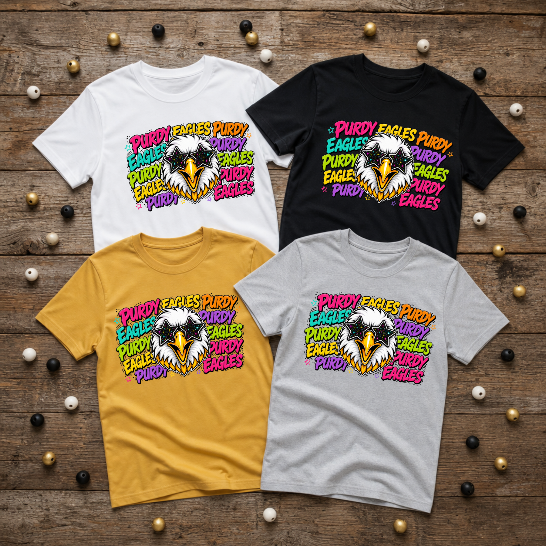 Purdy Eagles Bright w/mascot