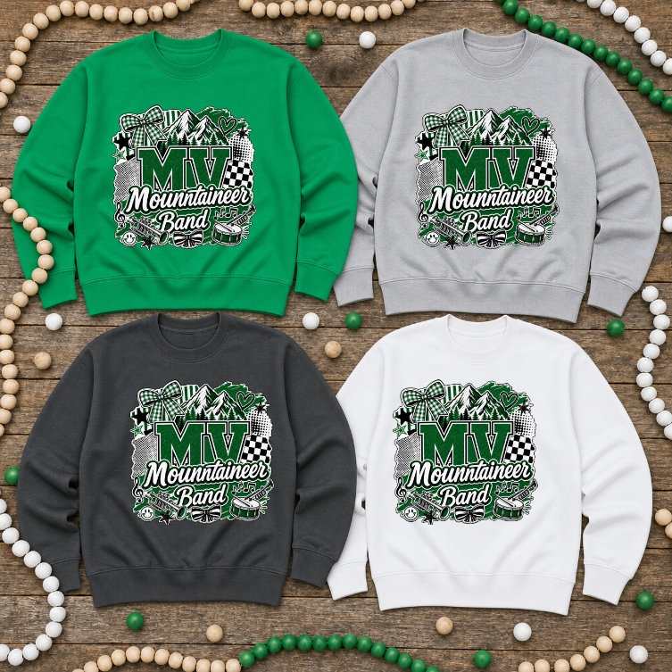 MV Preppy Collage Band Sweatshirt