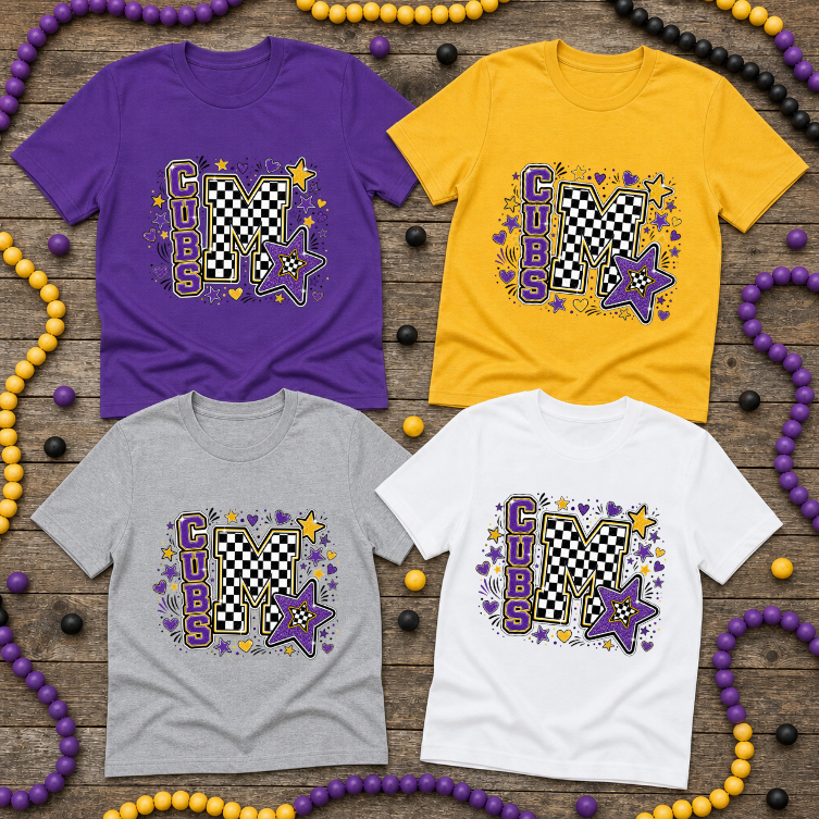 Monett Cubs Checkered M
