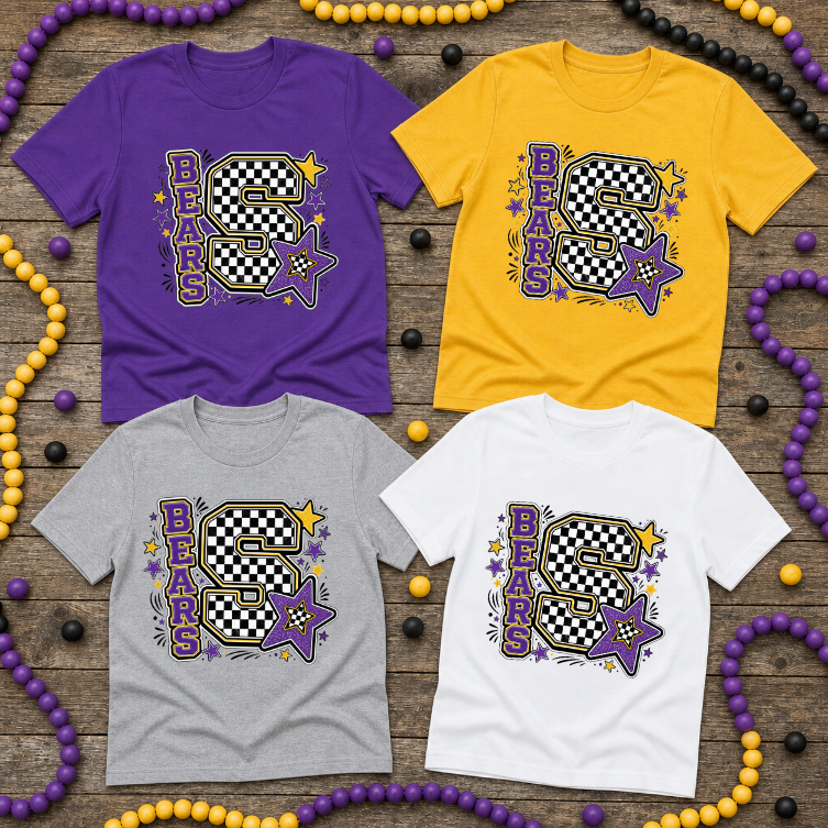 Bears Checkered S