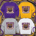 Sarcoxie Bears Stripes with Mascot Sweatshirt