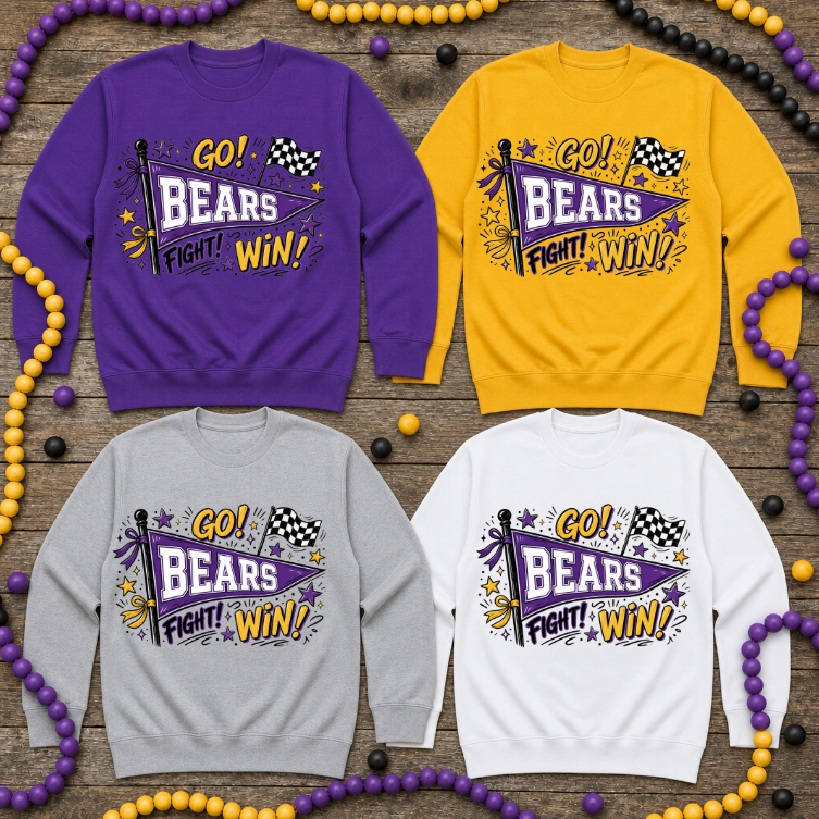 Sarcoxie Bears Pennant Sweatshirt
