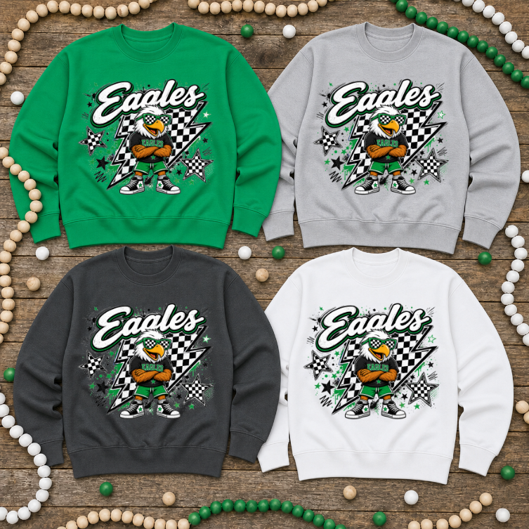 Eagles Splatter Sweatshirt