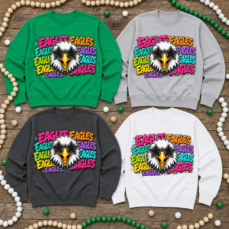 Eagles Brights with Mascot Sweatshirt
