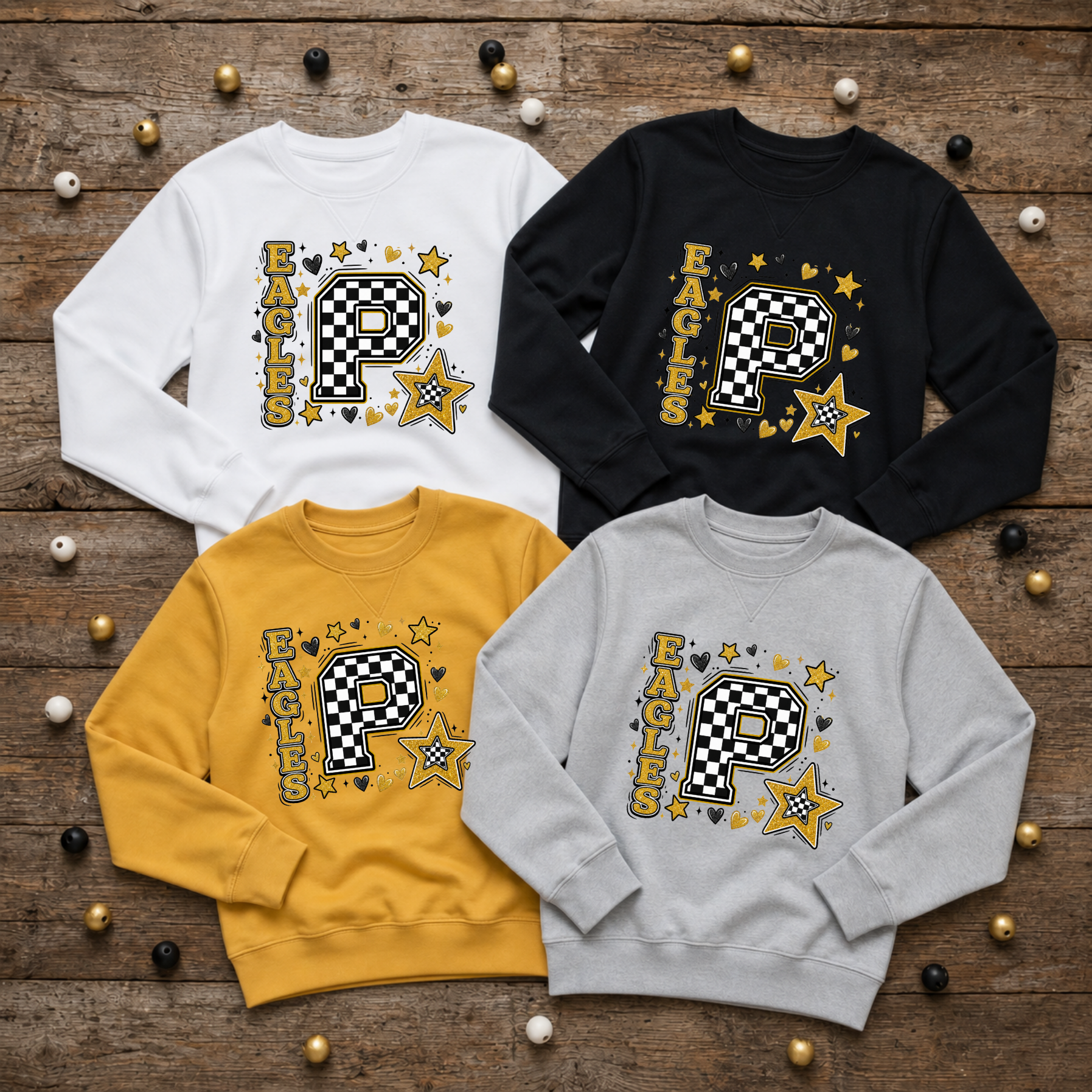 Checkered P Sweatshirt