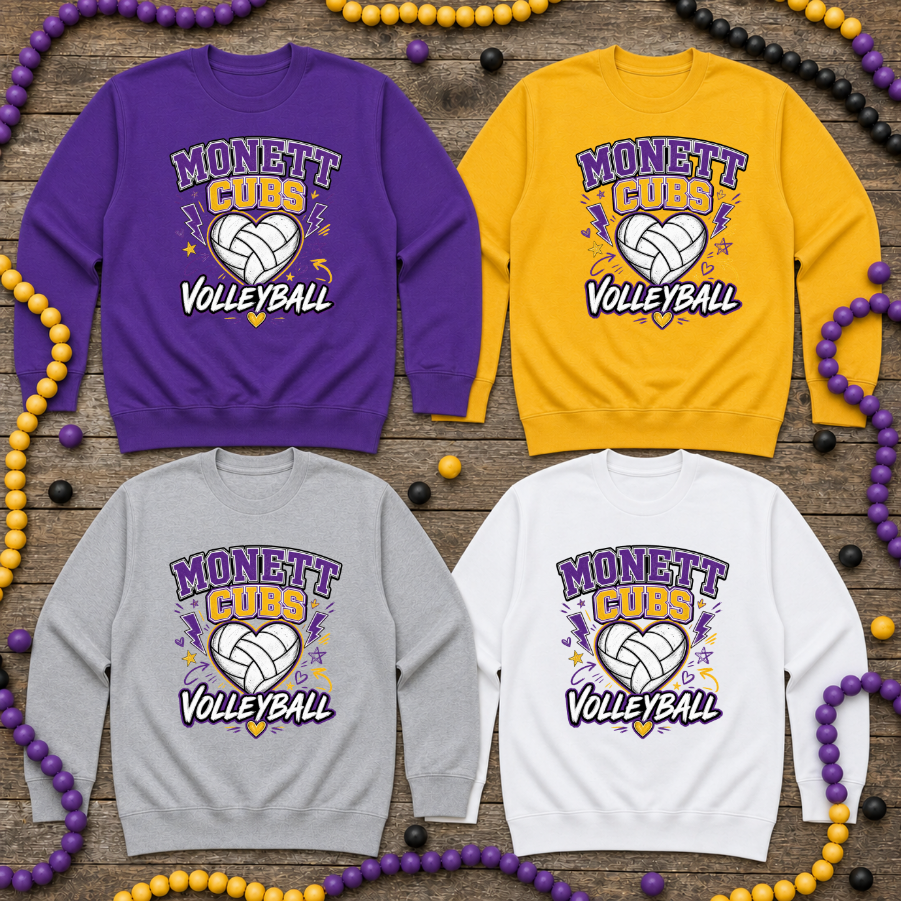 Volleyball Heart Sweatshirt