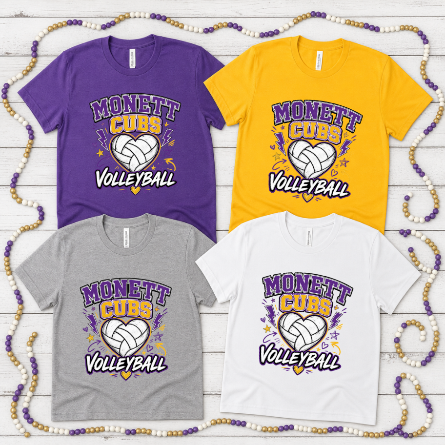 Bella Canvas Volleyball Heart